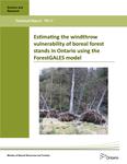 Estimating the windthrow vulnerability of boreal forest stands in Ontario using the ForestGALES model /Kenneth Anyomi, Stephen J. Mitchell, Ajith H. Perera, Marc R. Ouellette [2017]