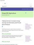 GreenON Agriculture /by Green Ontario Fund [2018]