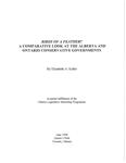 Birds of a feather? : a comparative look at the Alberta and Ontario conservative governments /By Elizabeth A. Keller [1996]