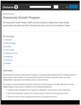 Grassroots Growth Program [2019]
