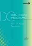 Dual credits program : policy and program requirements [2020]