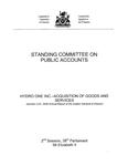 Hydro One, Inc. : acquisition of goods and services (Section 3. 07, 2006 Annual report of the Auditor General of Ontario) /Standing Committee on Public Accounts [2007]