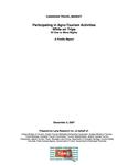 Canadian travel market : participating in agro-tourism while on trips of one or more nights : a profile report /prepared by Lang Research Inc [2007]