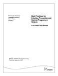 Best practices for infection prevention and control programs in Ontario in all health care settings /Provincial Infectious Diseases Advisory Committee (PIDAC) [2008]