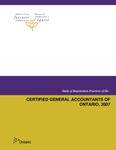 Study of registration practices of the Certified General Accountants Association of Ontario, 2007 [2008]