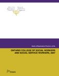 Study of registration practices of the Ontario College of Social Workers and Social Service Workers, 2007 [2008]