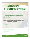 A scientific approach to improving air quality. Part III,The air quality dispersion modeling source contribution assessment [2008]