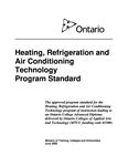 Heating, refrigeration and air conditioning technology program standard [2008]