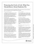 Protecting the circle of life : what you should know about pandemic flu [2007]