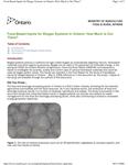 Food-based inputs for biogas systems in Ontario : how much is out there? [2008]