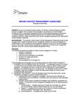 Moose harvest management guidelines : executive summary [to the draft for consultation] [2008]