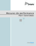 Mesures de performance, phase II[ressource électronique] : guide de l'utilisateur [2009]