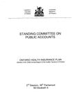 Ontario Health Insurance Plan (Section 3. 08, 2006 Annual report of the Auditor General of Ontario) [2007]