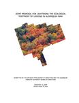 Joint proposal for Lightening the ecological footprint of logging in Algonquin Park : submitted by the Ontario Parks Board of Directors and the Algonquin Forest Authority Board of Directors, September 15, 2009 [to the Ministry of Natural Resources]