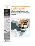Geological sequestration of carbon dioxide : a technology review and analysis of opportunities in Ontario /Terry Carter . . . [et al. ] [2007]