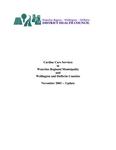 Cardiac care services in Waterloo regional municipality and Wellington and Dufferin counties / update [2003]