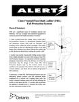 Class frontal-fixed rail ladder (FRL) fall protection system [2010]