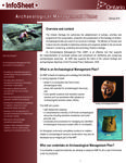 Archaeological management plans : infosheet [2010]