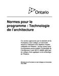 Normes pour le programme : technologie de l'architecture[ressource électronique] [2008]