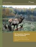 Elk population objective setting guidelines : draft for consultation [2010]