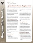 Special occasion permits : reception events [2011]