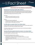 Information for First Nations communities [2011]