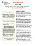 Identifying violence against women in health care settings : recommendations for health care providers, educators and researchers [2010]