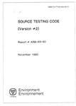 Source testing code [1980]
