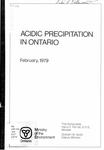 Acidic precipitation in Ontario [1979]