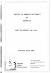 Report on ambient air survey in Espanola, July, 1978 [1980]