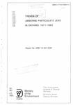 Trends of airborne particulate lead in Ontario--1971-1982 /by K. C. Heidorn, I. Z. Rohac [1984]