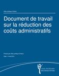 Document de travail sur la réduction des coûts administratiffs[ressource électronique] /produit par Aide juridique Ontario [2010]