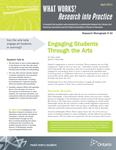 Engaging students through the arts /Rena Upitis [2011]