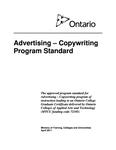 Advertising - copywriting program standard [2011]
