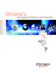 Ontario's aerospace products and services : innovation that soars [2011]