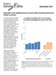 Education and neighbourhood income affect drinking behaviour linked to cancer [2011]