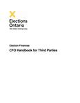 CFO handbook for third parties /Elections Ontario [2011]