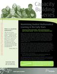 Maximizing student mathematical learning in the early years [2011]