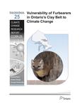 Vulnerability of furbearers in Ontario's Clay Belt to climate change /Jeff Bowman and Carrie Sadowski [2012]