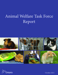 Animal Welfare Task Force report [2012]
