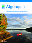 Algonquin Park management plan amendment [2013]