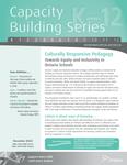 Culturally responsive pedagogy : towards equity and inclusivity in Ontario schools [2013]