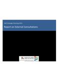 OAC strategic planning 2013 : report on external consultations