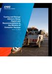 Towing and Storage Advisory Group : report and recommendations to the Ministry of Consumer Services /KPMG [2014]
