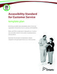 Accessibility standard for customer service : template plan [2012]
