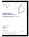 Assessment of Registration Practices : Progress and Problems in 2013-14 [2015]