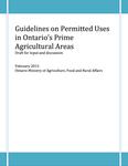 Guidelines on Permitted Uses in Ontario's Prime Agricultural Areas : Draft for input and discussion [2015]