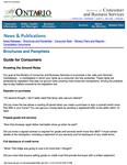 Guide for consumers [2001]