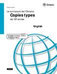 Le curriculum de l'Ontario : copies types de 10e année : English, 2002 : exemples de travaux d'élèves : document d'appui