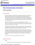 Plan d'immatriculation international : foire aux questions[ressource électronique] [2001]